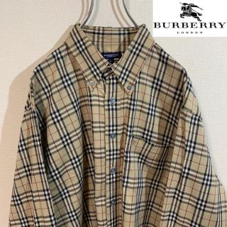 バーバリー(BURBERRY)のバーバリー ノバチェック  長袖シャツ メンズ 古着(シャツ)