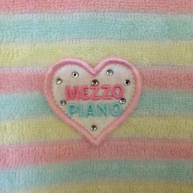 mezzo piano(メゾピアノ)のメゾピアノ♡100cm♡パイル地パーカー キッズ/ベビー/マタニティのキッズ服女の子用(90cm~)(ジャケット/上着)の商品写真