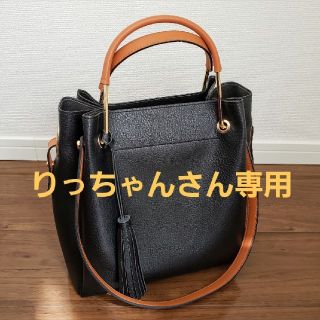 アーバンリサーチ(URBAN RESEARCH)のRODE SKO 4way Bag(Black x Brown)(ハンドバッグ)