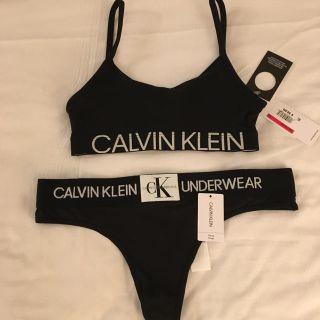 カルバンクライン(Calvin Klein)のカルバンクライン  ブラトップ&tショーツ(ブラ&ショーツセット)