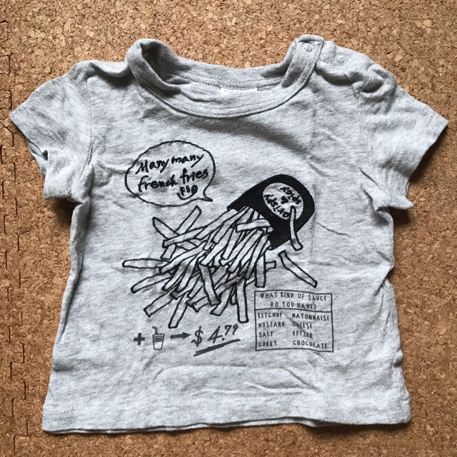 BREEZE(ブリーズ)のBREEZE ポテト 刺繍 Tシャツ キッズ/ベビー/マタニティのベビー服(~85cm)(Ｔシャツ)の商品写真