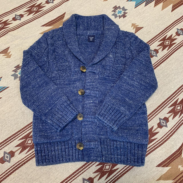 babyGAP(ベビーギャップ)の未使用❗baby gap ニットカーディガン 95cm キッズ/ベビー/マタニティのキッズ服男の子用(90cm~)(カーディガン)の商品写真