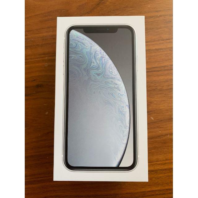 新作モデル Apple - ☆新品 iPhone XR 128GB White 白 ホワイト SIM