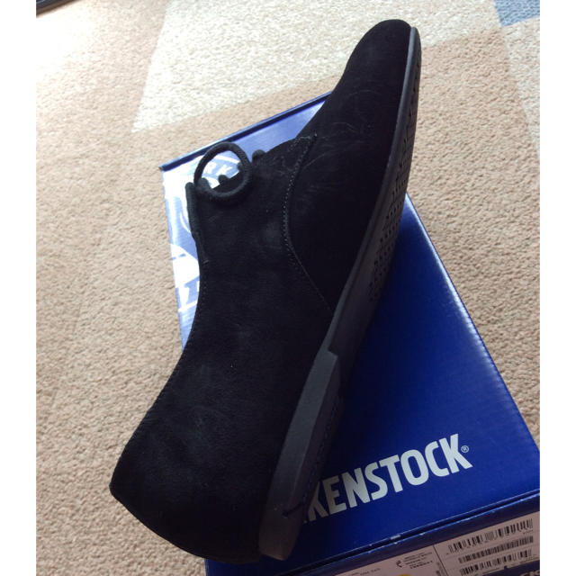 BIRKENSTOCK(ビルケンシュトック)のBIRKENSTOCK SAUNDERS BLACK シューズ38/245中古品 レディースの靴/シューズ(ローファー/革靴)の商品写真