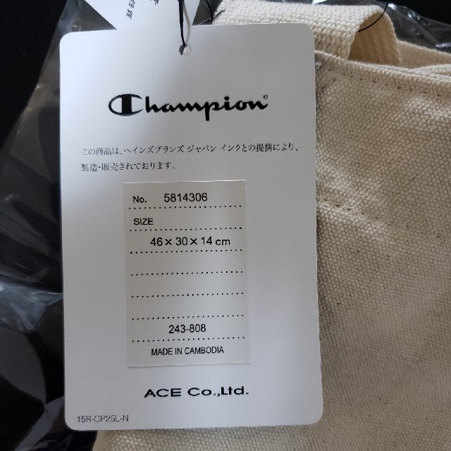 Champion(チャンピオン)のChampion　トートバッグ　新品 メンズのバッグ(トートバッグ)の商品写真