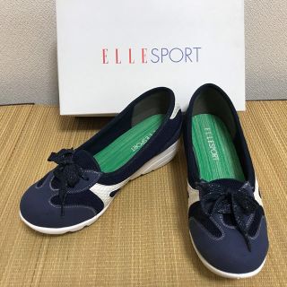 エル(ELLE)の美品 ELLE SPORTS パンプス 24.5(ハイヒール/パンプス)