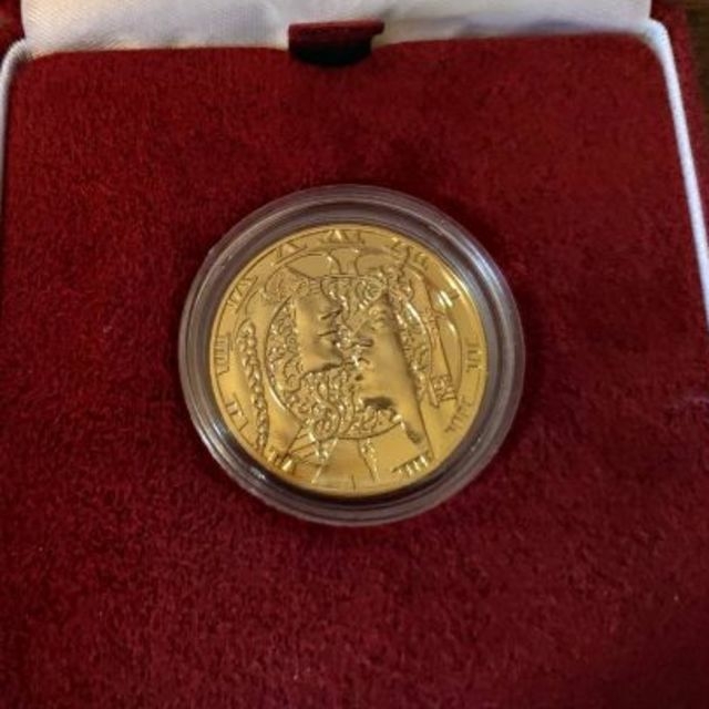 25㌘ 造幣局品位証明刻印入り ICDC2018 純金メダル