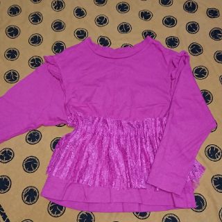 エフオーキッズ(F.O.KIDS)の長袖 １３０　ピンク  女の子(Tシャツ/カットソー)