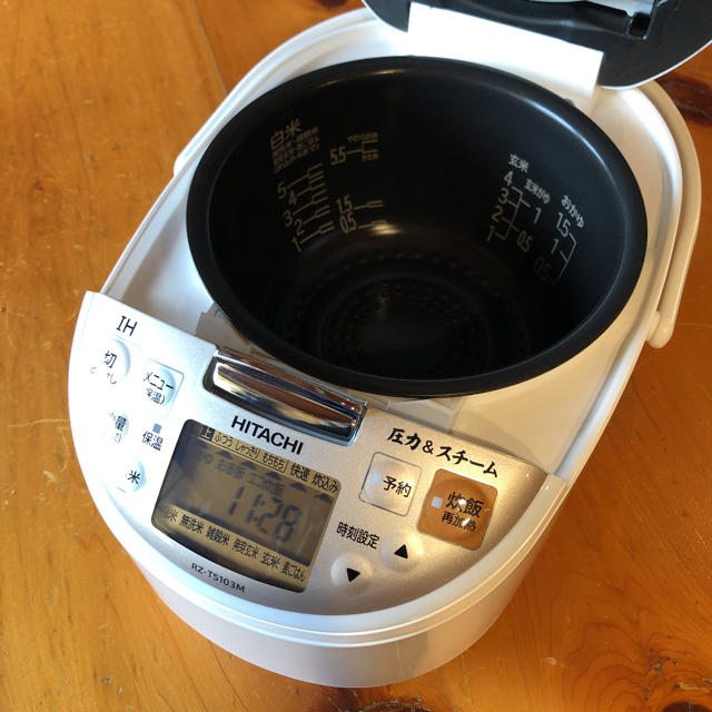 日立 圧力&スチーム IHジャー炊飯器 5.5合 RZ-TS103M 日立 圧力&スチーム IHジャー炊飯器 5.5合 RZ-TS103M