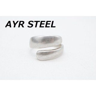 【R-438】AYR STEEL 二重巻き風 リング 指輪 12号(リング(指輪))