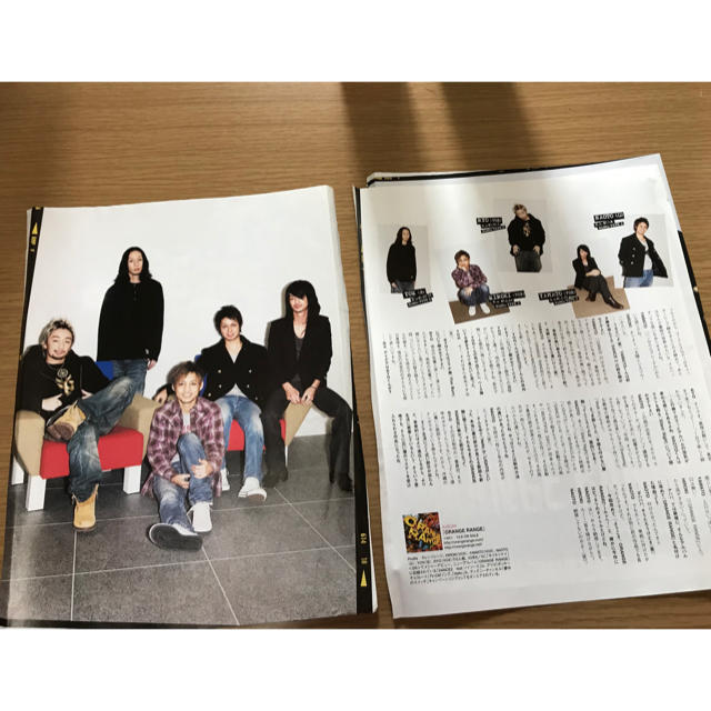 ORANGE RANGE 切り抜き oricon style オリコンスタイル エンタメ/ホビーの雑誌(音楽/芸能)の商品写真