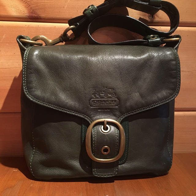 美品! COACH 本革 ショルダーバッグ - ショルダーバッグ