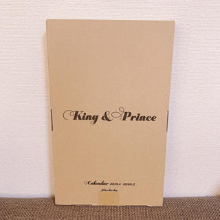 king&prince カレンダー　2019.4→2020.3(アイドルグッズ)