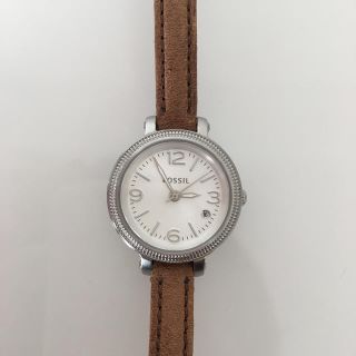 フォッシル(FOSSIL)の《美品》fossil フォッシル レディース 腕時計 シンプル(腕時計)