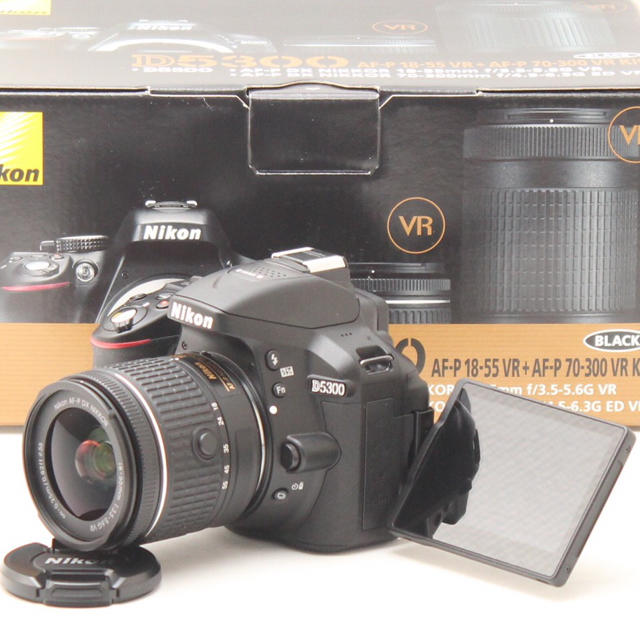 【Nikon】Wi-Fi機能搭載♡新品SDカード付き♡D5300レンズキット