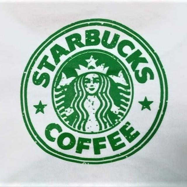 スターバックス★おもしろTシャツ★ホワイト★白★XXⅬ★コットン１００★ メンズのトップス(Tシャツ/カットソー(半袖/袖なし))の商品写真