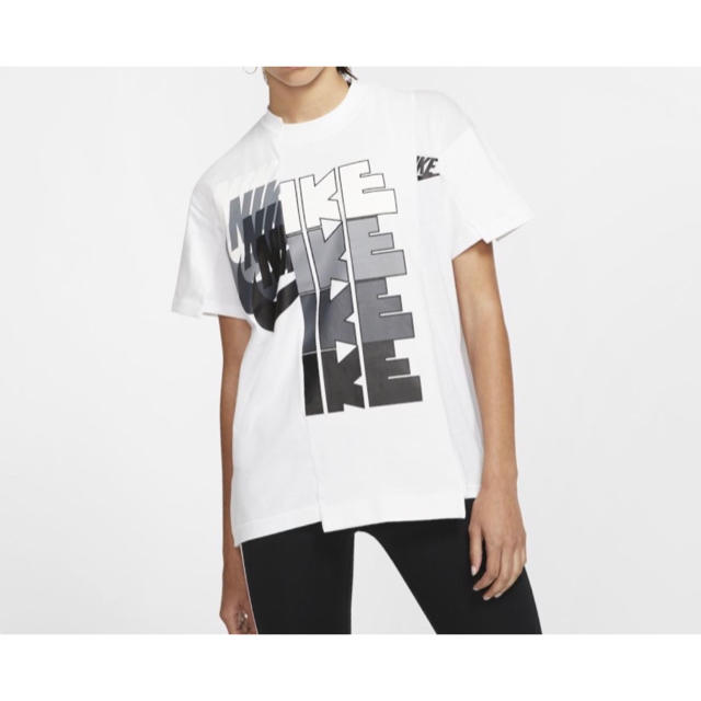 sacai(サカイ)の最終値下げ nike sacai Tシャツ L 白 国内正規品 新品 未使用 メンズのトップス(Tシャツ/カットソー(半袖/袖なし))の商品写真