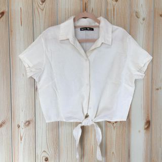 ベイビーシュープ(baby shoop)の白 シャツ 半袖 ダンス 衣装(シャツ/ブラウス(半袖/袖なし))