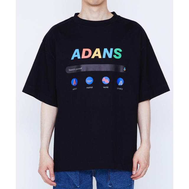 【ADANS】アダンス SEARCH LOGO T