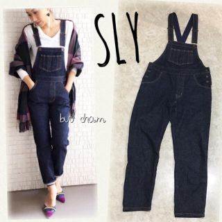 スライ(SLY)のSLY♡Campbell Tapered Salopette デニムサロペット(サロペット/オーバーオール)