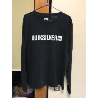 クイックシルバー(QUIKSILVER)のQUIKSILVER 長袖Tシャツ ブラック(Tシャツ/カットソー(七分/長袖))