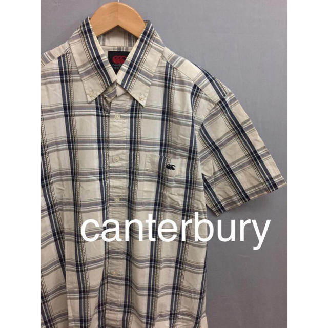 カンタベリー canterbury シャツ 半袖 ボタンダウンシャツ