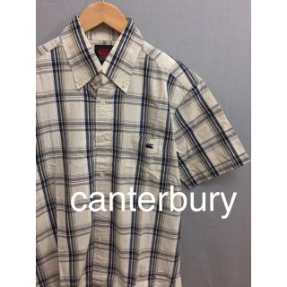 カンタベリー(CANTERBURY)のカンタベリー canterbury シャツ 半袖 ボタンダウンシャツ(シャツ)