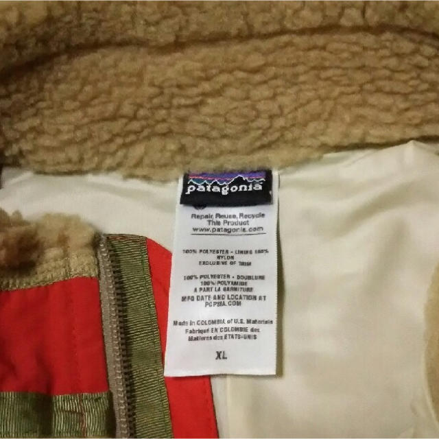 patagonia(パタゴニア)の【SOLD OUT】Patagonia 美品 XL ベージュ レディースのジャケット/アウター(ブルゾン)の商品写真