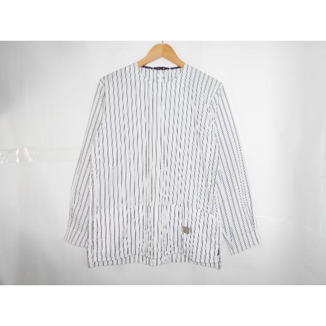 03094● meanswhile Argane Cotton Stripeシャツ