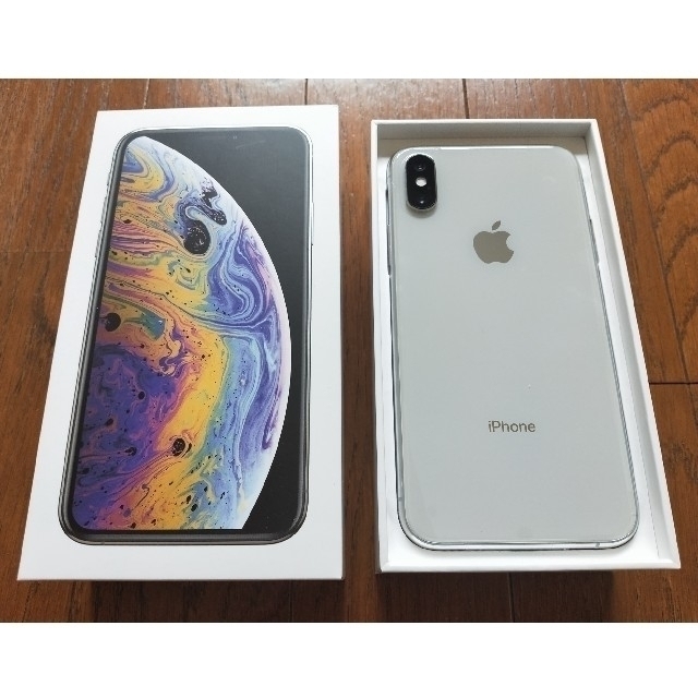 【SIMロック解除済】【未使用】 iPhone Ⅹs 64GB シルバー