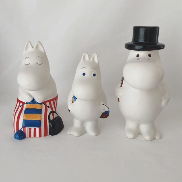 Moomin フィギュア 3体セット エンタメ/ホビーのおもちゃ/ぬいぐるみ(キャラクターグッズ)の商品写真