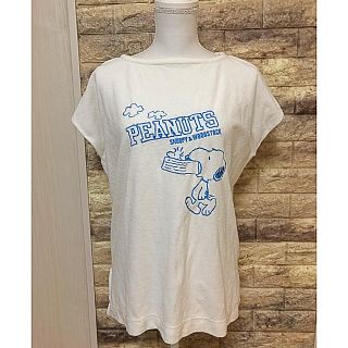 スヌーピー(SNOOPY)のスヌーピー タオルTシャツ Mサイズ プール(Tシャツ(半袖/袖なし))