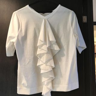 LE CIEL BLEU - ルシェルブルー バックフリルTシャツ 38の通販 by ...