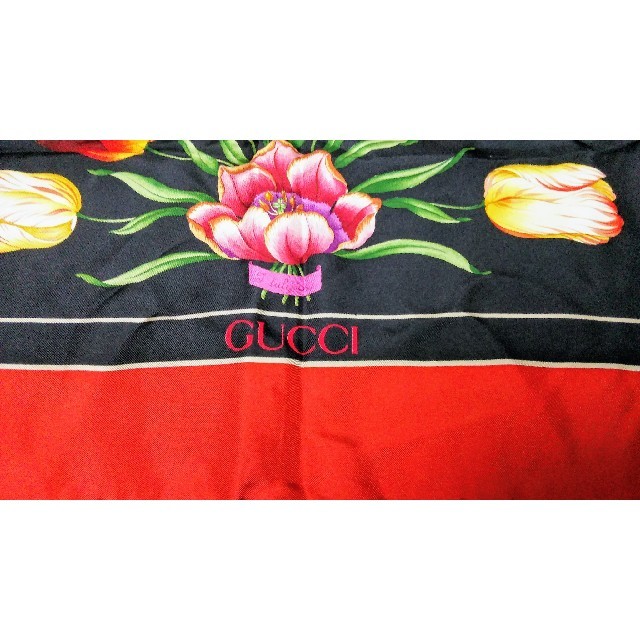 Gucci(グッチ)の【美品】★GUCCI★大判スカーフ（85×85） レディースのファッション小物(バンダナ/スカーフ)の商品写真