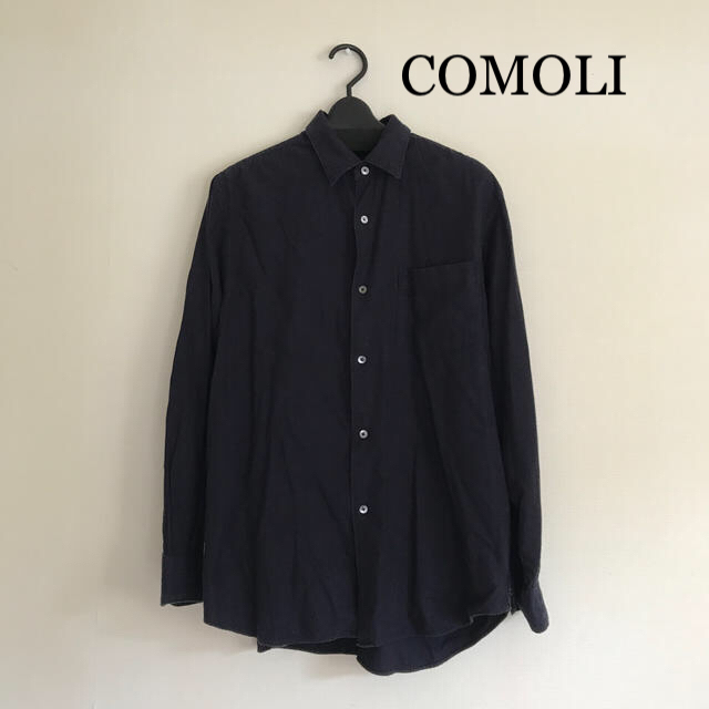 贅沢品 COMOLI - COMOLI コットンネル コモリシャツ シャツ