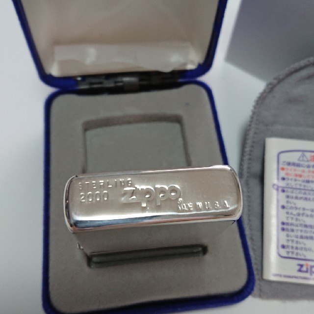 ZIPPO(ジッポー)のzippo sterling silver 2000年製 #14 メンズのファッション小物(タバコグッズ)の商品写真