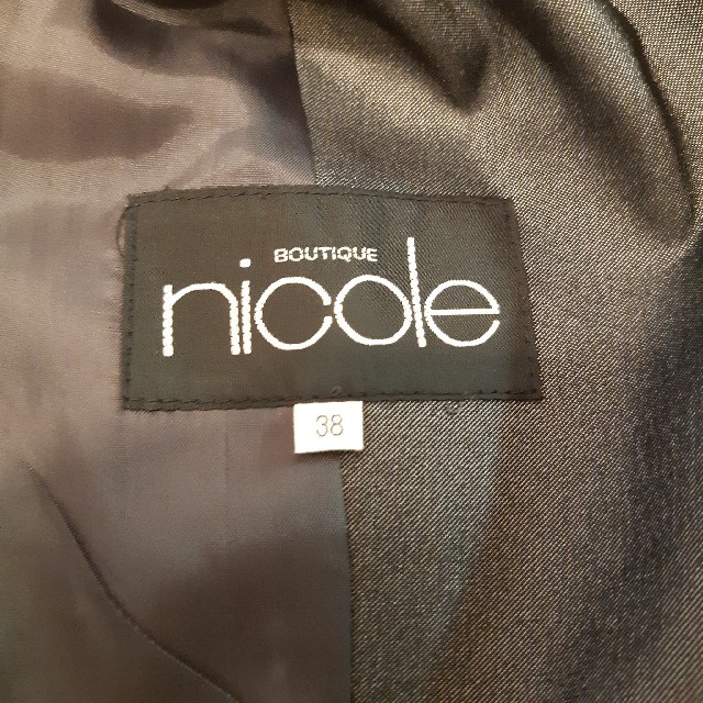 NICOLE(ニコル)のnicole ニコル グレー ジャケット 新品 レディースのジャケット/アウター(テーラードジャケット)の商品写真