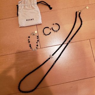 ビームス(BEAMS)の専用☆ブラックビジュ－アクセ3点セット+2点(ネックレス)