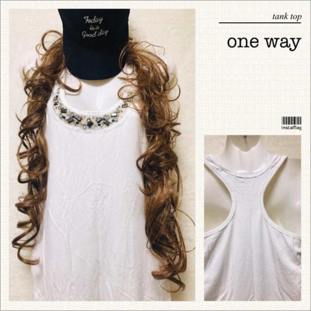 one*way(ワンウェイ)のone way タンクトップ♡ レディースのトップス(タンクトップ)の商品写真
