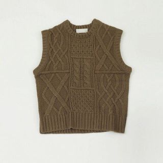 トゥデイフル(TODAYFUL)のCable Knit Vest todayful ケーブルニットベスト(ベスト/ジレ)