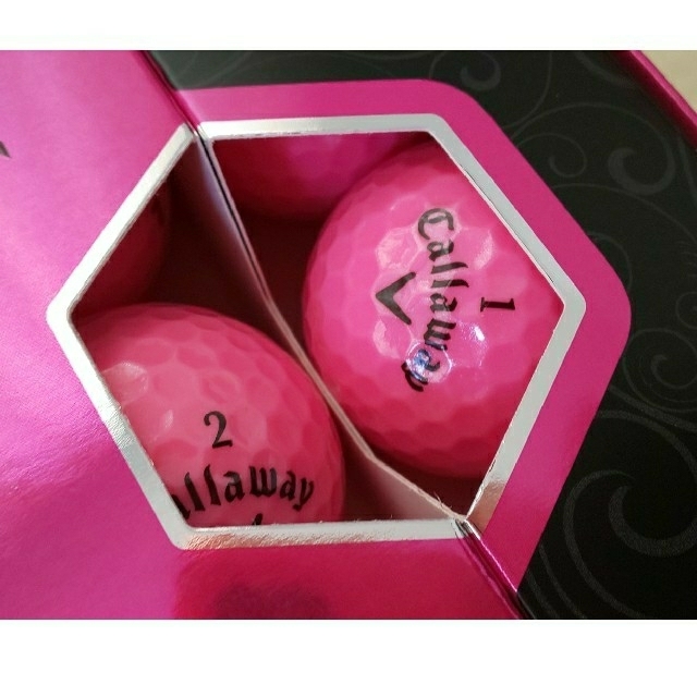 Callaway(キャロウェイ)のキャロウェイ ゴルフボール HEX pink スポーツ/アウトドアのゴルフ(その他)の商品写真
