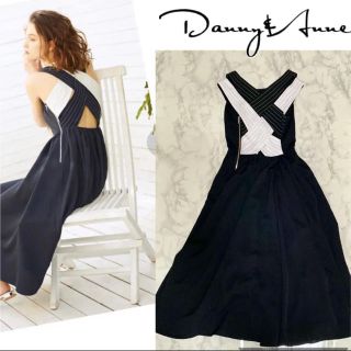 ダニーアンドアン(Danny＆Anne)の()さま専用  Danny&Anne♡バッククロス♡ワンピース♡S♡ブラック(ロングワンピース/マキシワンピース)