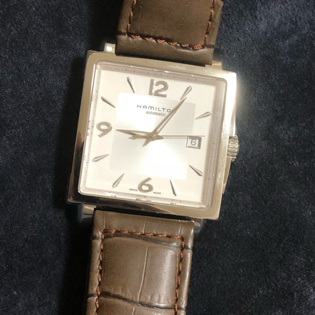 Hamilton(ハミルトン)のHAMILTON メンズ ジャズマスター スクエア オート H324150 メンズの時計(腕時計(アナログ))の商品写真