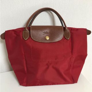 ロンシャン(LONGCHAMP)のみゆ様専用 used ロンシャン プリアージュSサイズ レッド(トートバッグ)