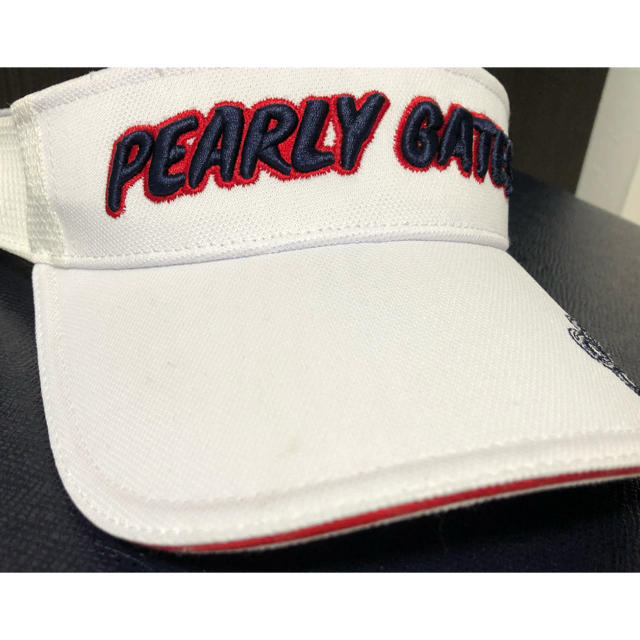 PEARLY GATES(パーリーゲイツ)のパーリーゲイツ サンバイザー PEARLYGATES ゴルフウェア 帽子 スポーツ/アウトドアのゴルフ(その他)の商品写真