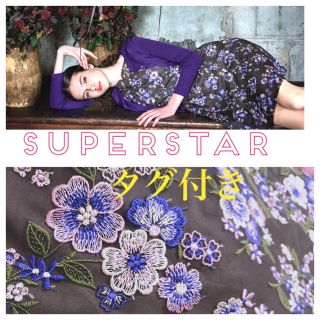 TOCCA SUPER STAR フラワーブーケ刺繍ワンピース 新品未使用