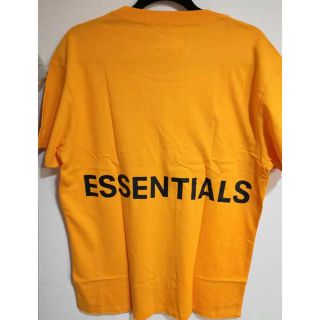 フィアオブゴッド(FEAR OF GOD)のESSENTIALS Tシャツ yellow サイズM(Tシャツ/カットソー(半袖/袖なし))