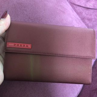 プラダ(PRADA)のプラダスポーツ 財布 新品 ボルドー レッド 赤 ナイロン(財布)