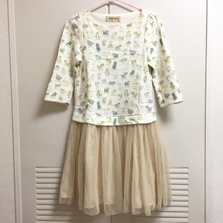 フランシュリッペ(franche lippee)のfranche lippée // ねこ図鑑OP(ひざ丈ワンピース)