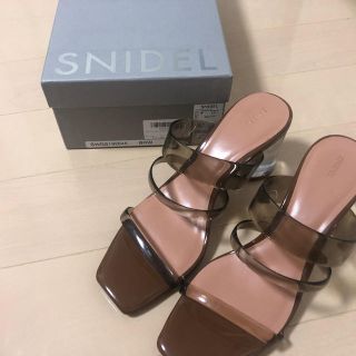 スナイデル(SNIDEL)のsnidel クリアサンダル 最終値下げ！(サンダル)